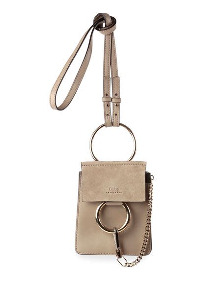 Chloe Faye Suede Mini Bracelet Bag 